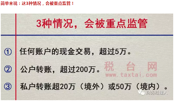 定了！2020個人銀行賬戶進賬多少會被查？老板一定要知道！