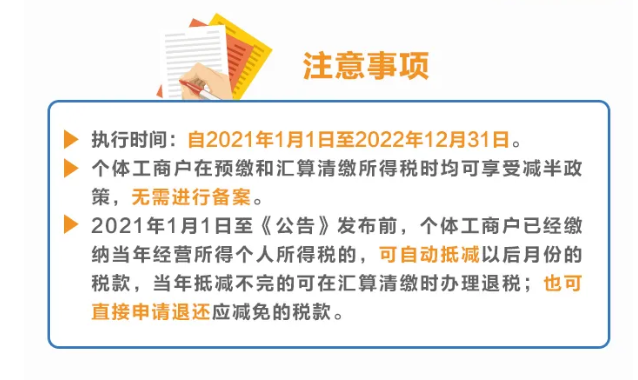 舉例說(shuō)明：個(gè)體工商戶減免稅額怎么計(jì)算？