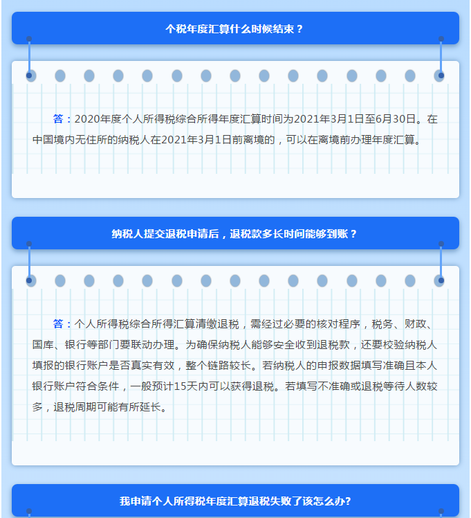 年度匯算接近尾聲，這些熱點(diǎn)問題一并解答！