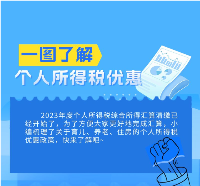 一圖帶您了解個(gè)人所得稅優(yōu)惠~